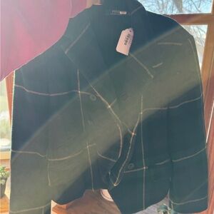 Polo by Ralph Lauren Women's Dark Plaid Blazer